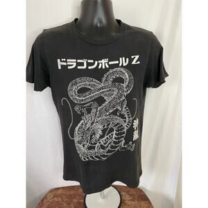 Dragon Ball Z Shenron Black Anime Graphic Tee Medium